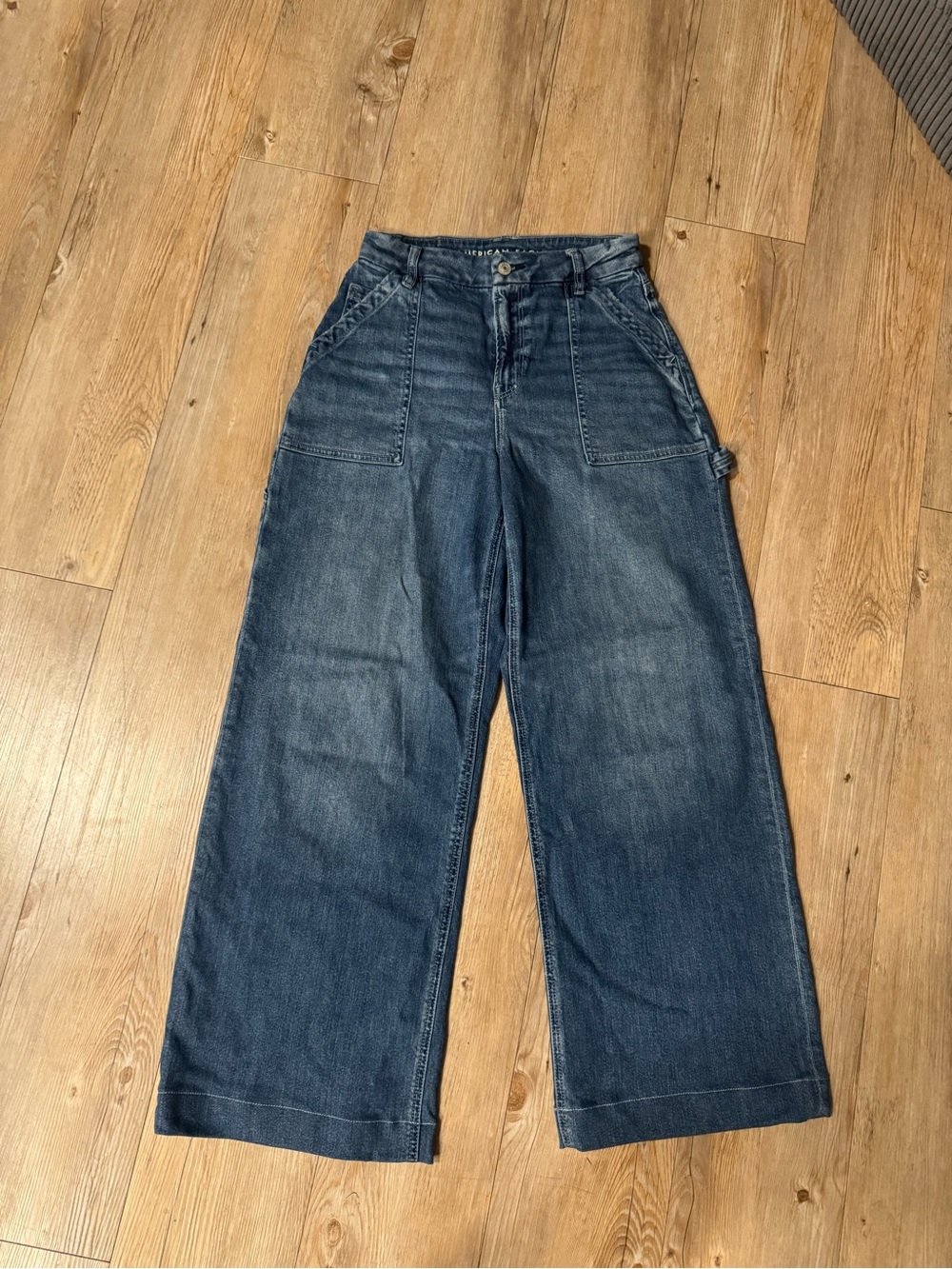 American Eagle Outfitters Wide-Leg Jeans